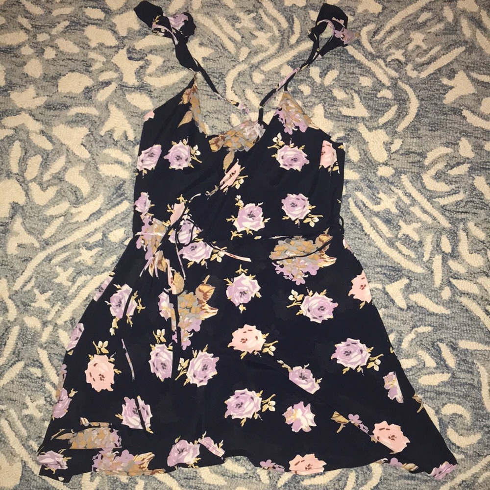 Lulus Roe + May Wrap Dress